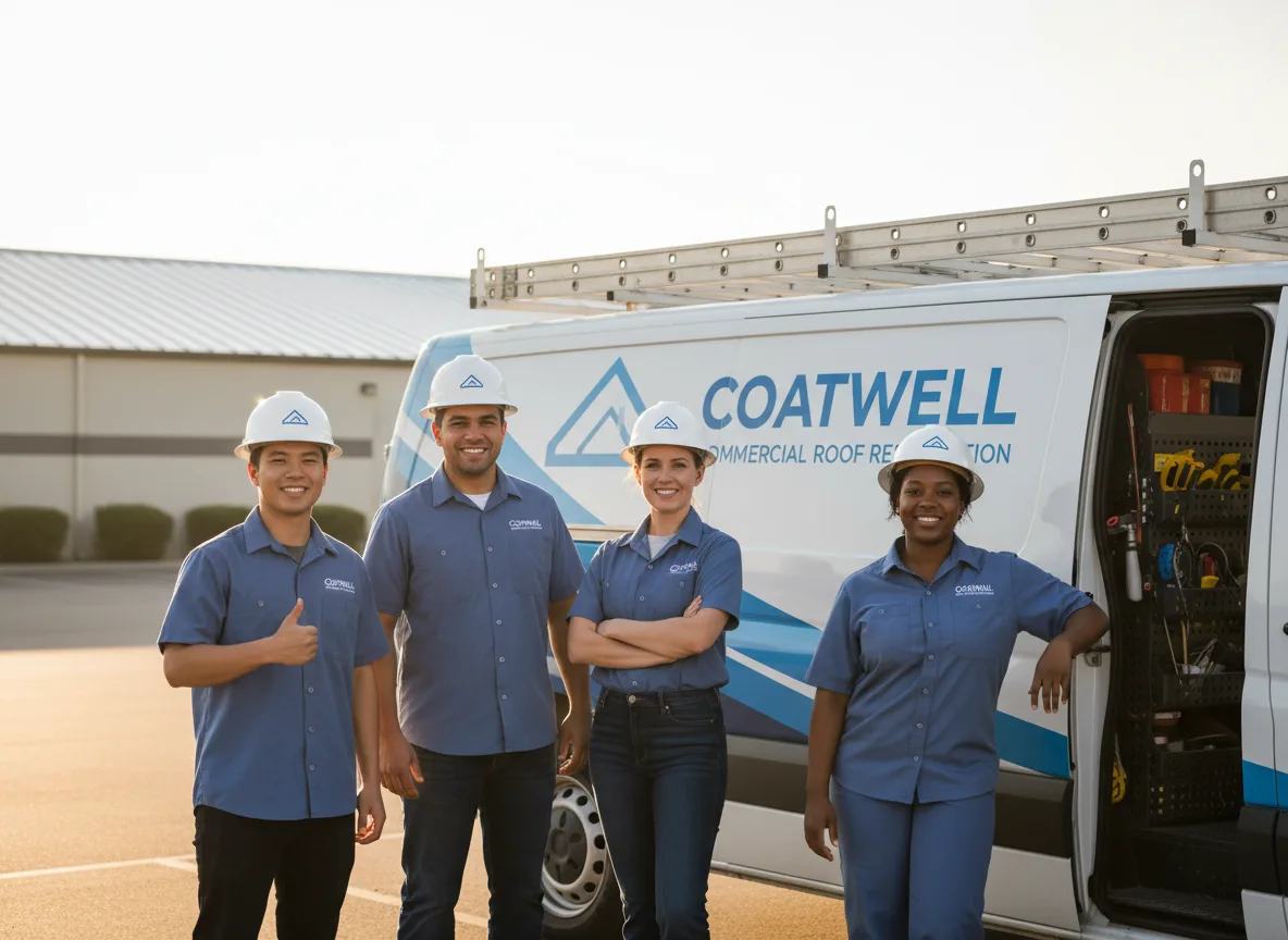 Commercial roof coating company in Prentiss, MS